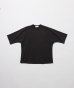 画像1: FOLL       antique washed dolman sleeve tee・faded black (1)