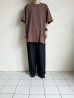 画像7: FOLL       antique washed wardrobe basic tee・faded brown