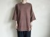 画像3: FOLL       antique washed dolman sleeve tee・faded brown
