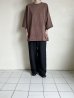 画像6: FOLL       antique washed dolman sleeve tee・faded brown