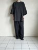 画像5: FOLL       antique washed dolman sleeve tee・faded black