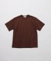 画像1: FOLL       antique washed wardrobe basic tee・faded brown (1)