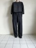 画像8: FOLL       antique washed dolman sleeve tee・faded black