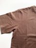 画像12: FOLL       antique washed wardrobe basic tee・faded brown