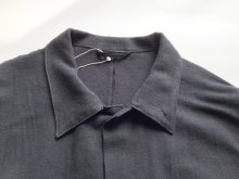 他の写真1: FOLL       khadi cotton pyjama jacket・dark navy