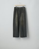 ssstein         LOOSE DENIM JEANS・BLACK