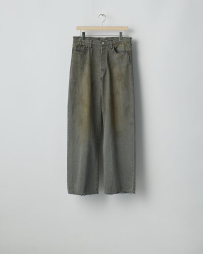画像1: ssstein         LOOSE DENIM JEANS・GREY