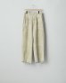 画像1: ssstein       HEAVY LINEN HERRINGBONE WIDE EASY TROUSERS・NATURAL (1)