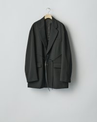 ssstein         OVERSIZED SINGLE BREASTED LONG JACKET・BLACK