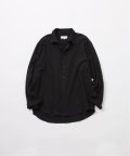 FOLL       khadi cotton loose shirt・dark navy