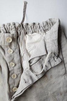 他の写真2: ssstein       HEAVY LINEN HERRINGBONE WIDE EASY TROUSERS・NATURAL