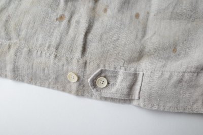 画像9: ssstein         HEAVY LINEN HERRINGBONE ZIP JACKET・NATURAL