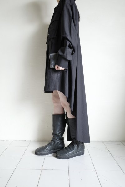 画像10: ebagos  エバゴス　　ブライドルレザーカシメ二つ折財布・ブラック