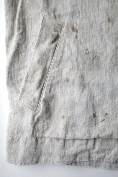 画像6: ssstein         HEAVY LINEN HERRINGBONE ZIP JACKET・NATURAL