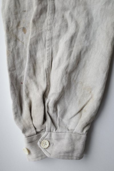 画像4: ssstein         HEAVY LINEN HERRINGBONE ZIP JACKET・NATURAL