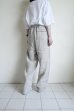 画像15: ssstein       HEAVY LINEN HERRINGBONE WIDE EASY TROUSERS・NATURAL