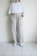 画像16: ssstein       HEAVY LINEN HERRINGBONE WIDE EASY TROUSERS・NATURAL