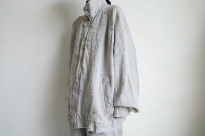 画像17: ssstein         HEAVY LINEN HERRINGBONE ZIP JACKET・NATURAL