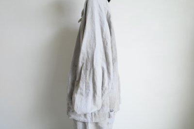 画像11: ssstein         HEAVY LINEN HERRINGBONE ZIP JACKET・NATURAL