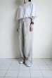 画像13: ssstein       HEAVY LINEN HERRINGBONE WIDE EASY TROUSERS・NATURAL
