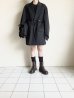 画像17: ssstein         OVERSIZED SINGLE BREASTED LONG JACKET・BLACK