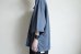 画像7: renewces       "docking print T-sh"・slate blue×black