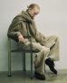 画像3: ssstein       HEAVY LINEN HERRINGBONE WIDE EASY TROUSERS・NATURAL