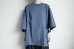 画像6: renewces       "docking embroidery T-sh"・slate blue