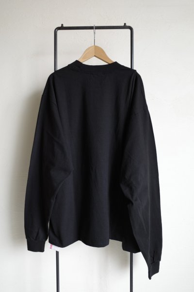 画像2: renewces       "docking L/S T-sh"・black