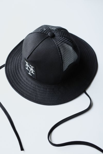 画像1: NEXUSVII.       TWILL MESH HAT・BLACK/MTS LOGO