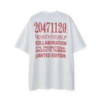 beauty・beast       20471120 COLLABORATION S/S TEE _3・white
