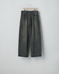 ssstein        BAGGY DENIM JEANS ・BLACK