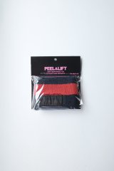 PEEL&LIFT        bicolor towelling wristband リストバンド・ black×red