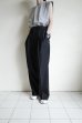 画像9: ssstein       TWO TUCK EASY TROUSERS・BLACK