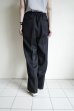 画像7: ssstein       TWO TUCK EASY TROUSERS・BLACK