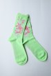 画像2: FlexibleVisual SPCE™       Basic Socks (CAT！)・yellow (2)