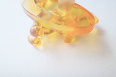 画像2: mahana       tyrannosaurus ring・clear orange