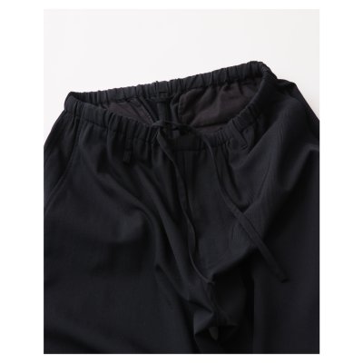 画像2: FOLL       washed wool gaba relax pants・navy