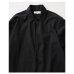 画像2: FOLL       cotton wool skipper shirt・black (2)