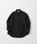 画像1: FOLL       cotton wool skipper shirt・black (1)