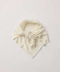 FOLL       fine wool scarf・white