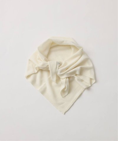 画像1: FOLL       fine wool scarf・white
