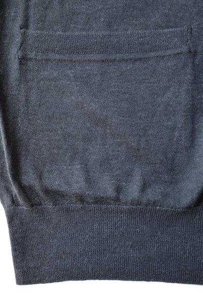 画像2: FOLL       royal baby alpaca knit shirt・navy