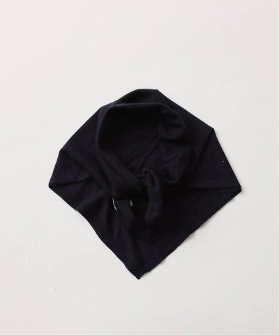 画像1: FOLL       fine wool scarf・navy