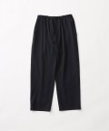 FOLL       washed wool gaba relax pants・navy