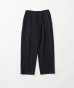 画像1: FOLL       washed wool gaba relax pants・navy (1)