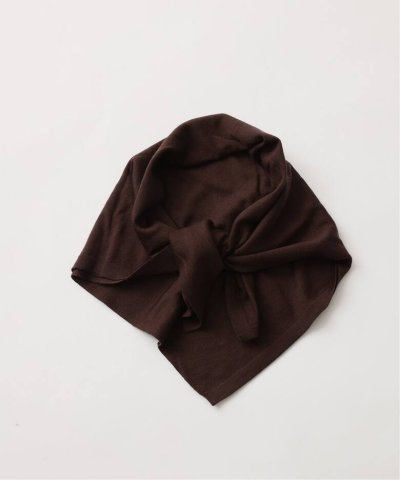 画像1: FOLL       fine wool scarf・brown