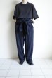 画像12: FOLL       washed wool gaba all in one・navy