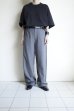 画像8: FOLL       wool poly loose work pants・grey