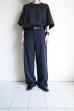 画像8: FOLL       wool poly loose work pants・navy